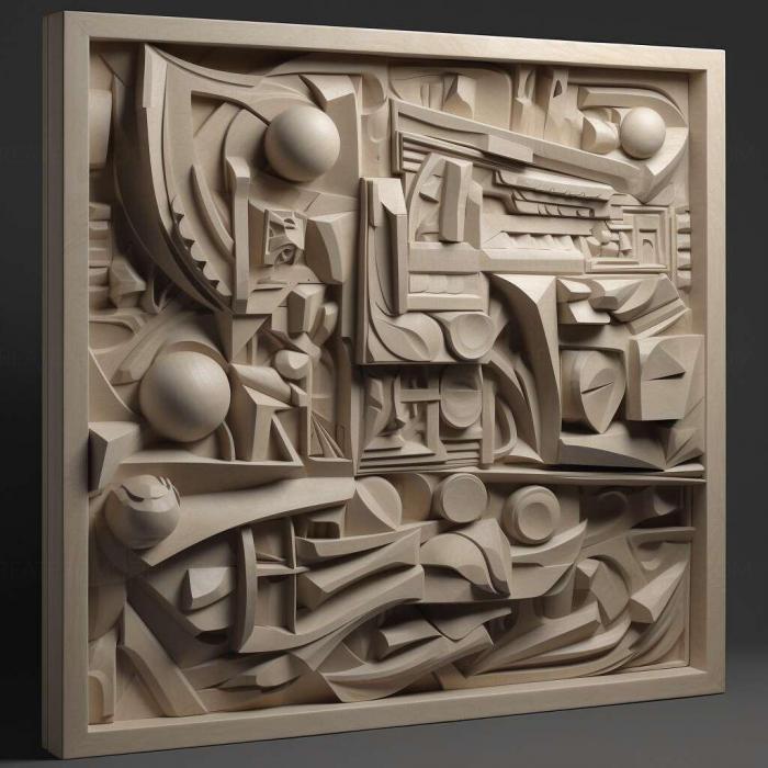 نموذج ثلاثي الأبعاد لآلة CNC 3D Art 